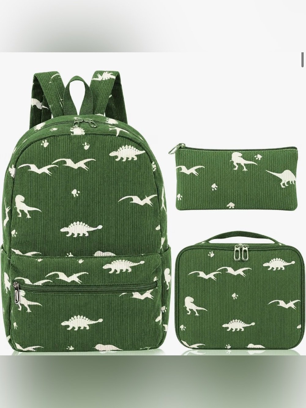 Klyyo Clyro Dinosaur Backpack Set